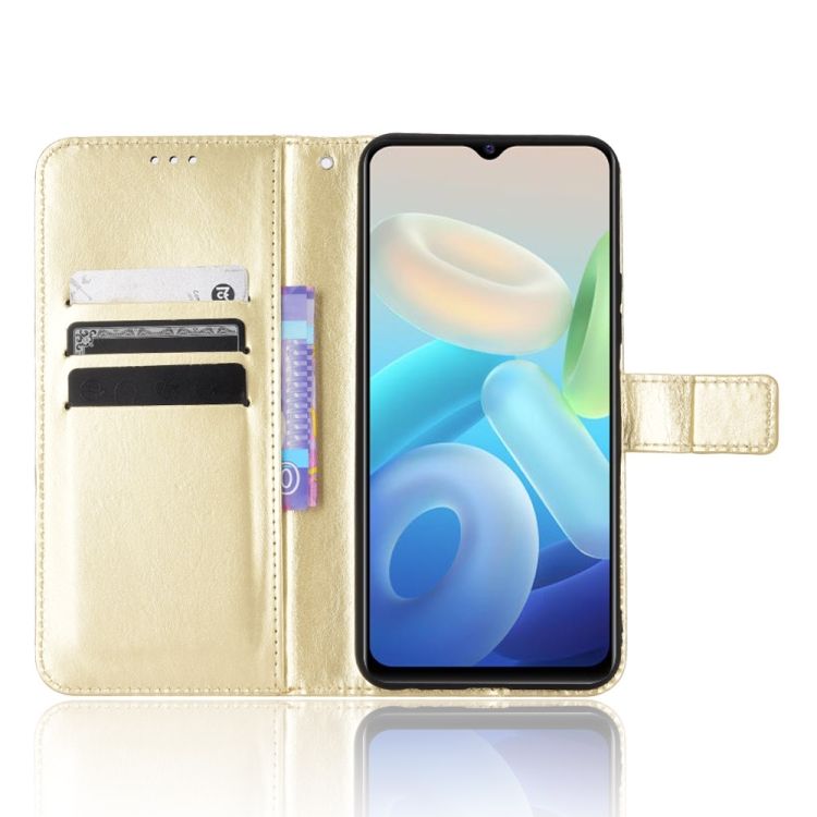Peňaženkové puzdro Grand case zlaté – Vivo Y55 5G | Kryty na mobil Kryty na mobil | Peňaženkové puzdro Grand case zlaté – Vivo Y55 5G | Kryty na mobil