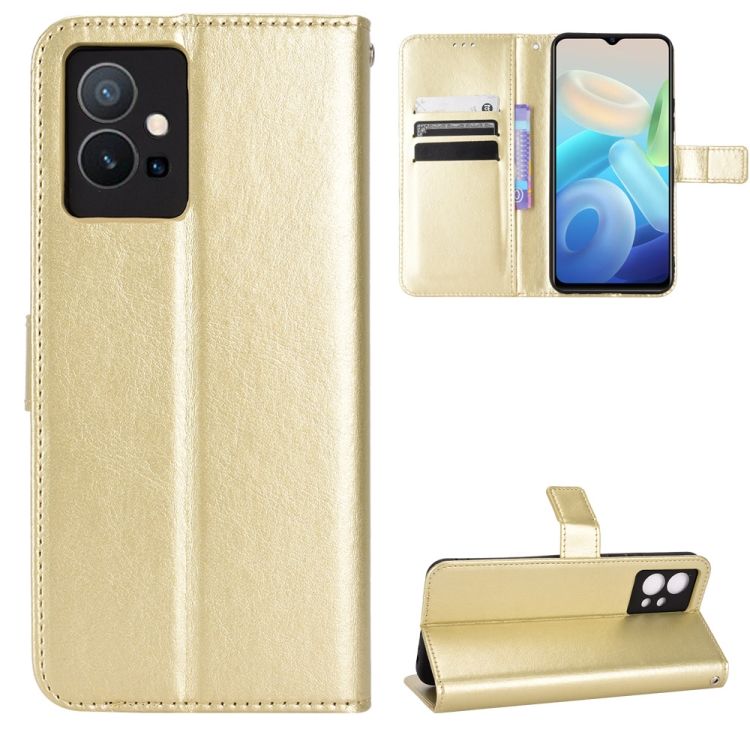 Peňaženkové puzdro Grand case zlaté – Vivo Y55 5G | Kryty na mobil Kryty na mobil | Peňaženkové puzdro Grand case zlaté – Vivo Y55 5G | Kryty na mobil