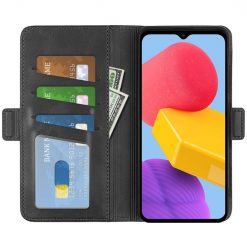 Kryty na mobil | Peňaženkové puzdro Magnetic fresh case čierne – Samsung Galaxy M13 | Kryty na mobil