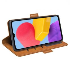 Kryty na mobil | Peňaženkové puzdro Magnetic fresh case hnedé – Samsung Galaxy M13 | Kryty na mobil