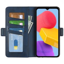 Kryty na mobil | Peňaženkové puzdro Magnetic fresh case modré – Samsung Galaxy M13 | Kryty na mobil