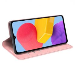 Kryty na mobil | Peňaženkové puzdro Posh magnetic case ružové – Samsung Galaxy M13 | Kryty na mobil