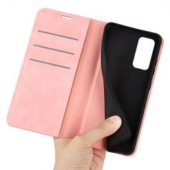Kryty na mobil | Peňaženkové puzdro Posh magnetic case ružové – Samsung Galaxy M13 | Kryty na mobil