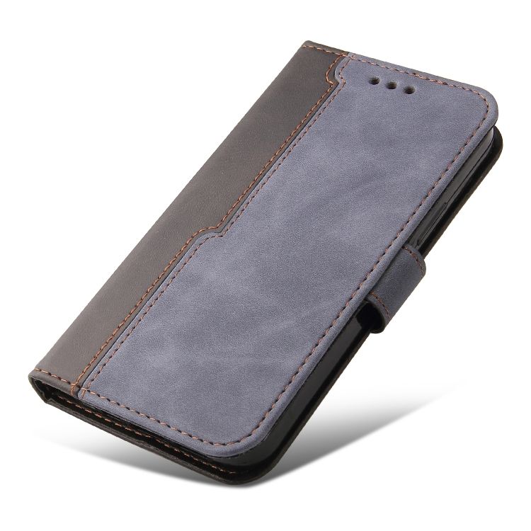 Peňaženkové puzdro Stitching čierno-sivé – Vivo Y76 5G | Kryty na mobil Kryty na mobil | Peňaženkové puzdro Stitching čierno-sivé – Vivo Y76 5G | Kryty na mobil