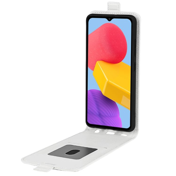 Vyklápacie puzdro Vertical flip case biele – Samsung Galaxy M13 | Kryty na mobil Kryty na mobil | Vyklápacie puzdro Vertical flip case biele – Samsung Galaxy M13 | Kryty na mobil