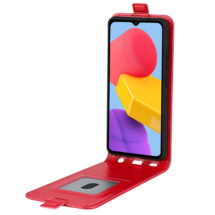 Vyklápacie puzdro Vertical flip case červené – Samsung Galaxy M13 | Kryty na mobil Kryty na mobil | Vyklápacie puzdro Vertical flip case červené – Samsung Galaxy M13 | Kryty na mobil