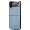 Kryty na mobil | Kryt Cross Pattern Slim hnedý – Samsung Galaxy Z Flip 4 | Kryty na mobil