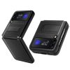 Kryty na mobil | Kryt GKK Litchi texture case fialový – Samsung Galaxy Z Flip 4 | Kryty na mobil