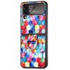 Kryty na mobil | Kryt Painting Ring case Pastel – Samsung Galaxy Z Flip 4 | Kryty na mobil