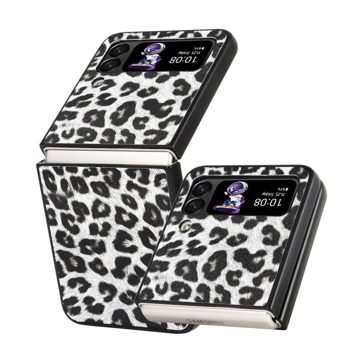 Kryt Pattern Case Biely leopard – Samsung Galaxy Z Flip 4 | Kryty na mobil Kryty na mobil | Kryt Pattern Case Biely leopard – Samsung Galaxy Z Flip 4 | Kryty na mobil