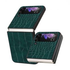 Kryt Pattern Case Zelený krokodíl – Samsung Galaxy Z Flip 4