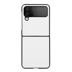 Kryty na mobil | Kryt Shockproof Litchi Texture biely – Samsung Galaxy Z Flip 4 | Kryty na mobil