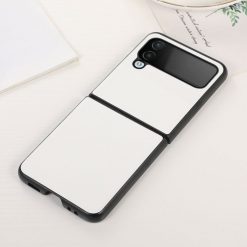Kryty na mobil | Kryt Shockproof Litchi Texture biely – Samsung Galaxy Z Flip 4 | Kryty na mobil