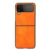 Kryty na mobil | Kryt Shockproof Litchi Texture zelený – Samsung Galaxy Z Flip 4 | Kryty na mobil