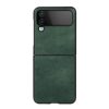Kryty na mobil | Kryt Shockproof Litchi Texture čierny – Samsung Galaxy Z Flip 4 | Kryty na mobil