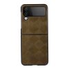 Kryty na mobil | Kryt Weave Case hnedý – Samsung Galaxy Z Flip 4 | Kryty na mobil
