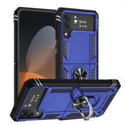 Kryty na mobil | Odolný Kryt Ring Armor case modrý – Samsung Galaxy Z Flip 4 | Kryty na mobil