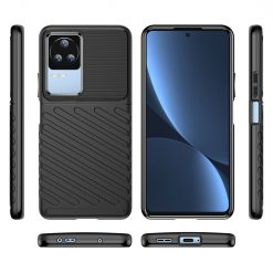 Kryty na mobil | Odolný kryt Thunder Armor čierny – Xiaomi Poco F4 | Kryty na mobil