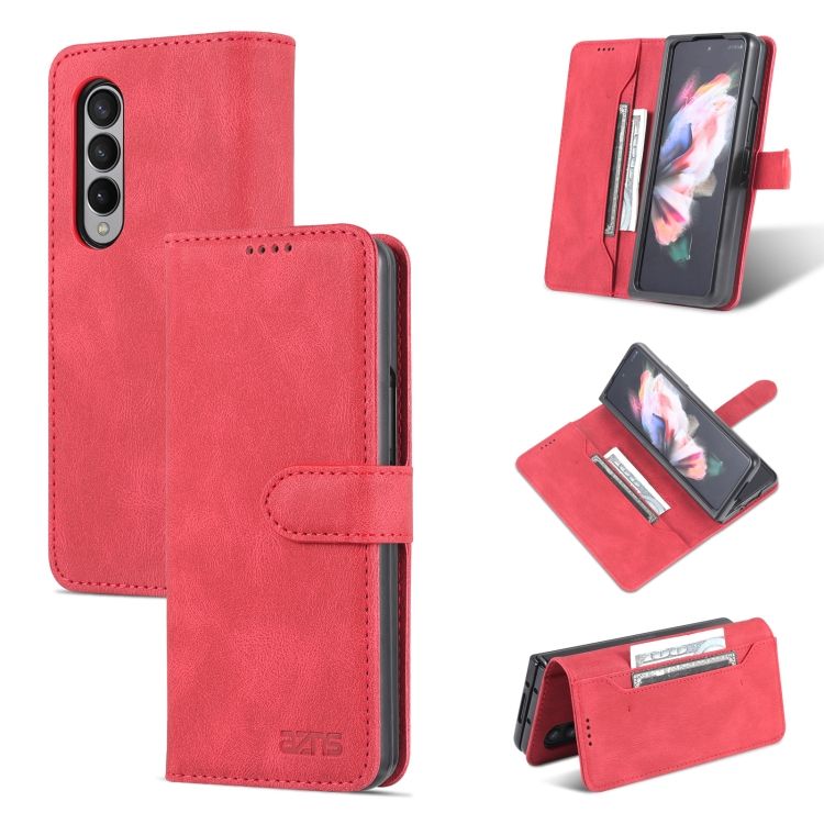 Peňaženkové puzdro AZNS Dream červené – Samsung Galaxy Z Fold 4 | Kryty na mobil Kryty na mobil | Peňaženkové puzdro AZNS Dream červené – Samsung Galaxy Z Fold 4 | Kryty na mobil