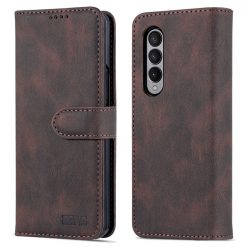 Kryty na mobil | Peňaženkové puzdro AZNS Dream hnedé – Samsung Galaxy Z Fold 4 | Kryty na mobil