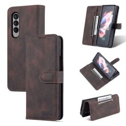 Peňaženkové puzdro AZNS Dream hnedé – Samsung Galaxy Z Fold 4 | Kryty na mobil Kryty na mobil | Peňaženkové puzdro AZNS Dream hnedé – Samsung Galaxy Z Fold 4 | Kryty na mobil