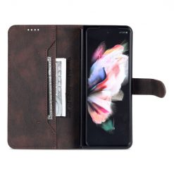Peňaženkové puzdro AZNS Dream hnedé – Samsung Galaxy Z Fold 4 | Kryty na mobil Kryty na mobil | Peňaženkové puzdro AZNS Dream hnedé – Samsung Galaxy Z Fold 4 | Kryty na mobil