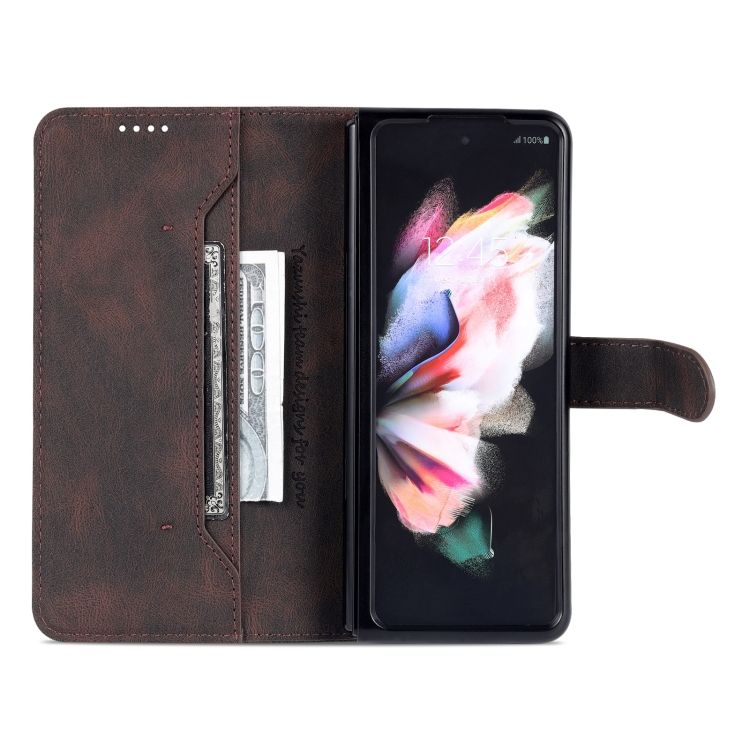 Peňaženkové puzdro AZNS Dream hnedé – Samsung Galaxy Z Fold 4 | Kryty na mobil Kryty na mobil | Peňaženkové puzdro AZNS Dream hnedé – Samsung Galaxy Z Fold 4 | Kryty na mobil