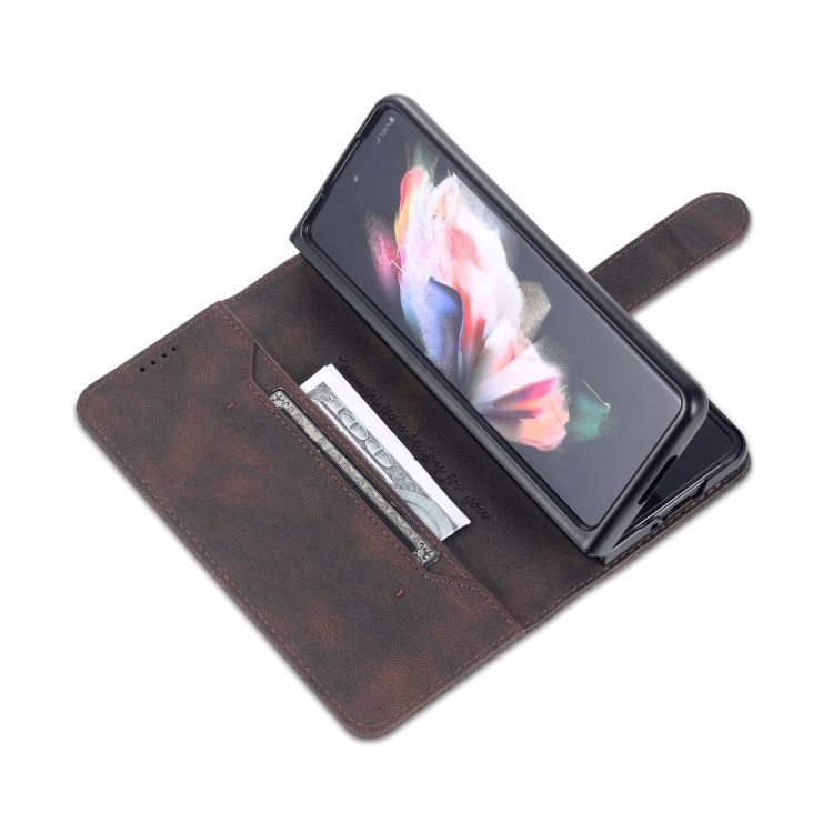Peňaženkové puzdro AZNS Dream hnedé – Samsung Galaxy Z Fold 4 | Kryty na mobil Kryty na mobil | Peňaženkové puzdro AZNS Dream hnedé – Samsung Galaxy Z Fold 4 | Kryty na mobil