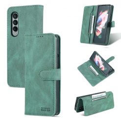 Peňaženkové puzdro AZNS Dream zelené – Samsung Galaxy Z Fold 4 | Kryty na mobil Kryty na mobil | Peňaženkové puzdro AZNS Dream zelené – Samsung Galaxy Z Fold 4 | Kryty na mobil