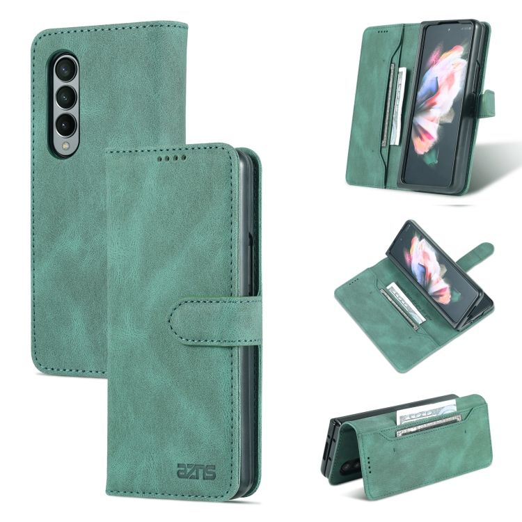 Peňaženkové puzdro AZNS Dream zelené – Samsung Galaxy Z Fold 4 | Kryty na mobil Kryty na mobil | Peňaženkové puzdro AZNS Dream zelené – Samsung Galaxy Z Fold 4 | Kryty na mobil