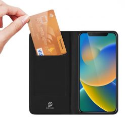 Kryty na mobil | Peňaženkové puzdro Dux Ducis Skin Pro čierne – Apple iPhone 14 | Kryty na mobil
