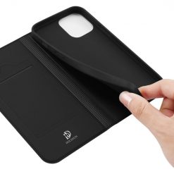 Kryty na mobil | Peňaženkové puzdro Dux Ducis Skin Pro čierne – Apple iPhone 14 | Kryty na mobil