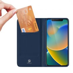 Kryty na mobil | Peňaženkové puzdro Dux Ducis Skin Pro modré – Apple iPhone 14 | Kryty na mobil
