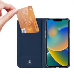 Kryty na mobil | Peňaženkové puzdro Dux Ducis Skin Pro modré – Apple iPhone 14 Plus | Kryty na mobil