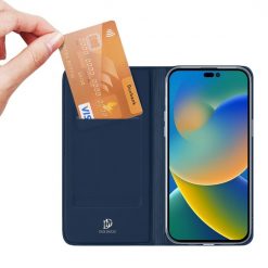 Kryty na mobil | Peňaženkové puzdro Dux Ducis Skin Pro modré – Apple iPhone 14 Pro Max | Kryty na mobil