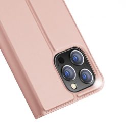 Kryty na mobil | Peňaženkové puzdro Dux Ducis Skin Pro ružové – Apple iPhone 14 Pro | Kryty na mobil