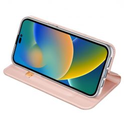 Kryty na mobil | Peňaženkové puzdro Dux Ducis Skin Pro ružové – Apple iPhone 14 Pro | Kryty na mobil
