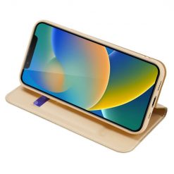 Peňaženkové puzdro Dux Ducis Skin Pro zlaté – Apple iPhone 14 | Kryty na mobil Kryty na mobil | Peňaženkové puzdro Dux Ducis Skin Pro zlaté – Apple iPhone 14 | Kryty na mobil