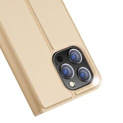 Peňaženkové puzdro Dux Ducis Skin Pro zlaté – Apple iPhone 14 Pro Max | Kryty na mobil Kryty na mobil | Peňaženkové puzdro Dux Ducis Skin Pro zlaté – Apple iPhone 14 Pro Max | Kryty na mobil