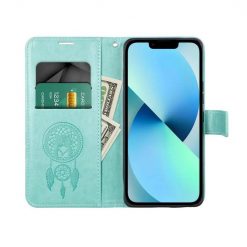 Kryty na mobil | Peňaženkové Puzdro Mezzo Dreamcatcher Zelené – Xiaomi Redmi 10C | Kryty na mobil