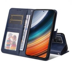 Kryty na mobil | Peňaženkové puzdro Solid modré – Xiaomi Poco F4 | Kryty na mobil