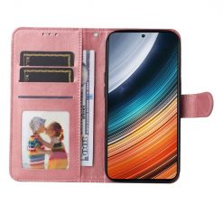 Peňaženkové puzdro Solid ružové – Xiaomi Poco F4 | Kryty na mobil Kryty na mobil | Peňaženkové puzdro Solid ružové – Xiaomi Poco F4 | Kryty na mobil