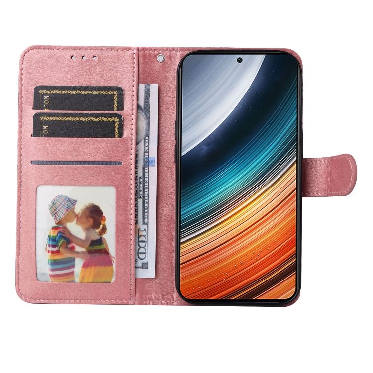 Peňaženkové puzdro Solid ružové – Xiaomi Poco F4 | Kryty na mobil Kryty na mobil | Peňaženkové puzdro Solid ružové – Xiaomi Poco F4 | Kryty na mobil