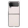 Kryty na mobil | Kryt Shockproof Litchi Texture čierny – Samsung Galaxy Z Flip 4 | Kryty na mobil