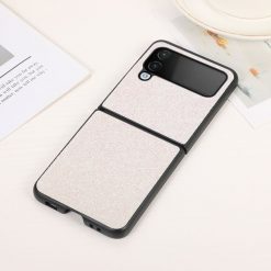 Ligotavý kryt Glitter Case biely – Samsung Galaxy Z Flip 4 | Kryty na mobil Kryty na mobil | Ligotavý kryt Glitter Case biely – Samsung Galaxy Z Flip 4 | Kryty na mobil