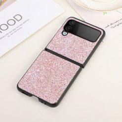 Kryty na mobil | Ligotavý kryt Glitter Case ružový – Samsung Galaxy Z Flip 4 | Kryty na mobil