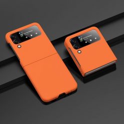 Kryty na mobil | Plastový kryt Magic Color Case oranžový – Samsung Galaxy Z Flip 4 | Kryty na mobil