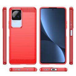 Zadný kryt Carbon červený – Xiaomi Poco F4 | Kryty na mobil Kryty na mobil | Zadný kryt Carbon červený – Xiaomi Poco F4 | Kryty na mobil