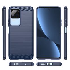 Kryty na mobil | Zadný kryt Carbon modrý – Xiaomi Poco F4 | Kryty na mobil