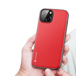 Kryty na mobil | Zadný kryt Dux Ducis Fino červený – Apple iPhone 14 | Kryty na mobil